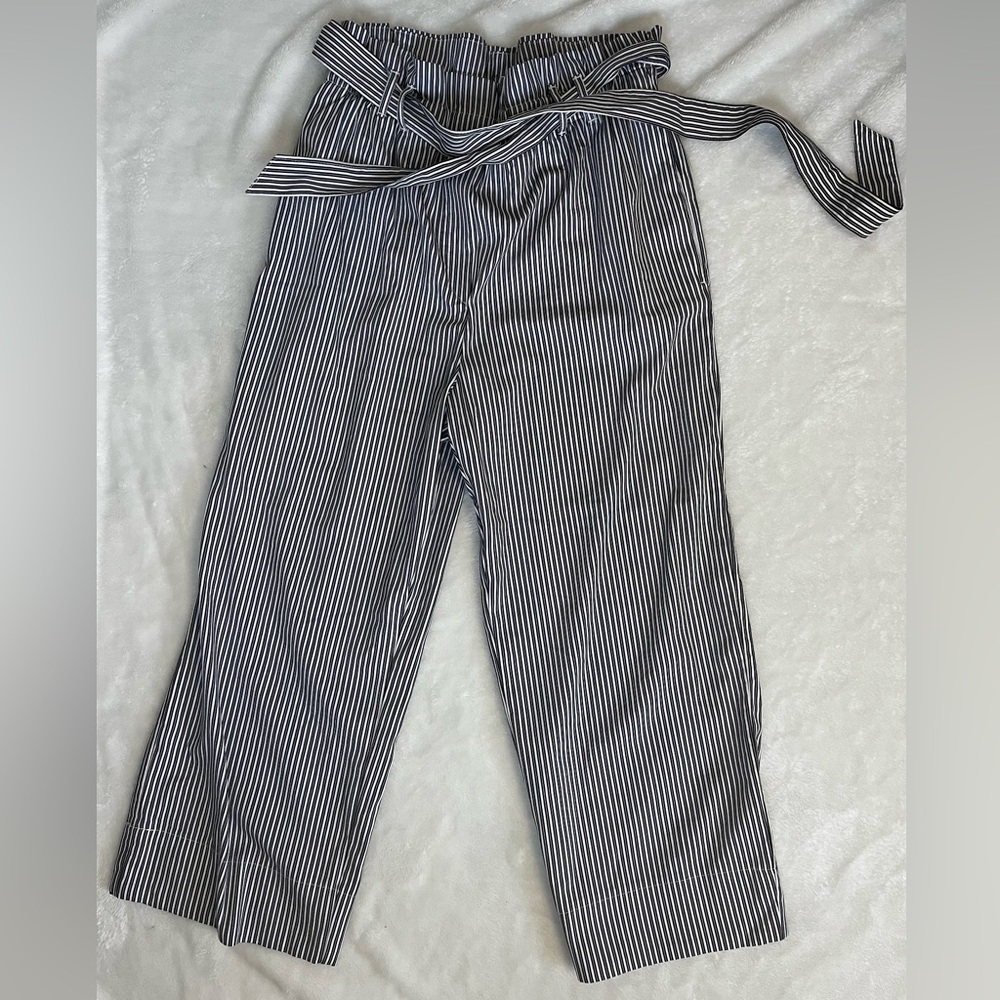 H&M Navy Striped Pants, US Size 8